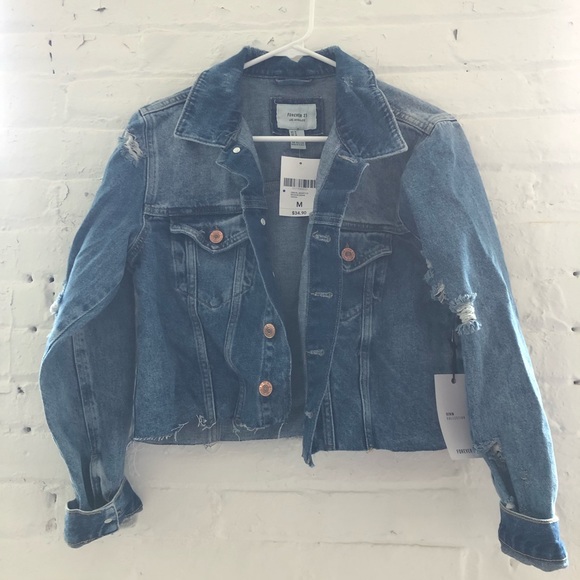 Distressed Denim Jacket - Picture 5 of 8